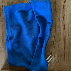 SHEIN Royal Blue Ribbed Tube Top